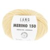 Merino 150 superwash garn fra Langyarns. Her i fargen 13-lysegul.