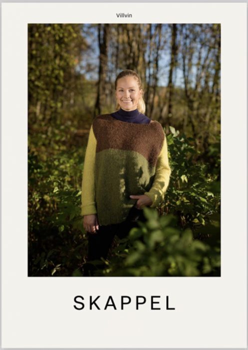 Skappel oppskrift Villvin genser strikkes i Suri og Prima alpakka garn.