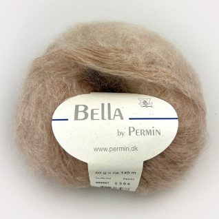 By Permin Bella farge 67 Lys kamel– klassisk kidmohair med ull.