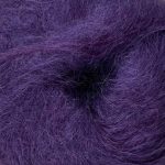 Permin Bella kid mohair garn i fargen 286 aubergine