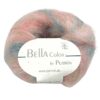 Bella color kidmohair garn her i fargen 883160 rosa/petrol