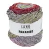 Langyarns Paradise garn inneholder 78% bomull og 22% viskose. Strikkefastheten er23 masker og 30 rader er 10 x 10 cm. Nøstet veier 100 gram og har ca 310 meter. Her i fargen 13