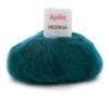 Mohair garnet Ingenua fra Katia. Her i fargen 69 bottle green.