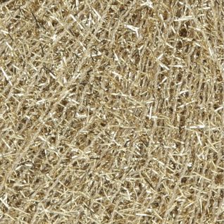 Fargeprøve og utsnitt av Lang Yarns Astra farge 50 gull.