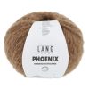 Phoneix fra LangYarns er et chunky merinoullgarn. Strikkefasthet: 9 masker x 16 omganger = 10 x 10 cm. Pinne 7 - 8. Her i fargen 11.