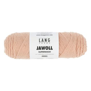 Langyarns Jawoll strømpegarn er klassifisert i verdensklasse for sine høye kvalitet. Det er utrolig slitesterkt fordi du kan strikke inn forsterkningstråden som følger med. Det gir myk og behagelige både strikket og heklet plagg. Her i fargen 127 peach.