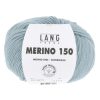 Merino 150 superwash garn fra Langyarns. Her i fargen 273 lys-petrol.