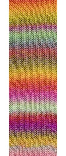 Mille colori socks and lace luxe. Garnet består av 73% ull, 25% nylon og 2% polyester. 100 g er 400 meter. Strikkefasthet 28 masker på pinne 3 er 10 cm. Her i fargen 53