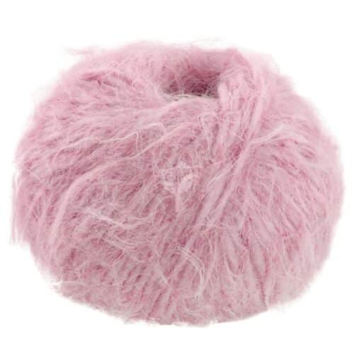 Fargeprøve av Lana Grossa Basta, farge 18 Lys rosa