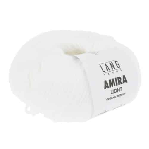 Produktbilde Amira fra Langyarns. Her i fargen 1 hvit.