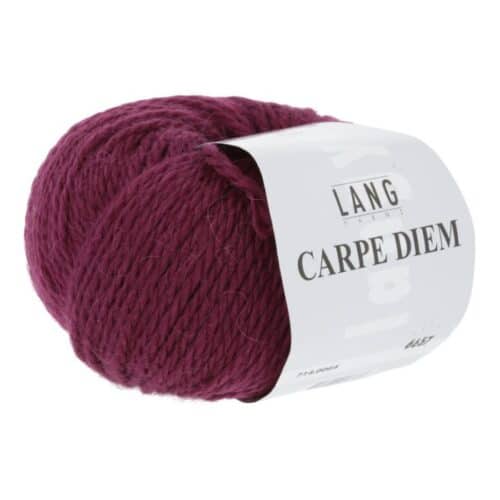 Produkt bilde av Carpe Diem et luksuriøst garn fra Langyarns. Inneholder 70% merino ekstra fin merinoull (mulesing free) og 30% Alpaca. Passer pinne 6. Her i fargen 64.