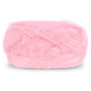 Nøste av Påfugl in Paris i fargen 4612 soft pink – børstet mohairgarn med luftig og luksuriøs kvalitet