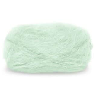 Nøste av Påfugl in Paris i fargen 7949 mint green – børstet mohairgarn med luftig og luksuriøs kvalitet