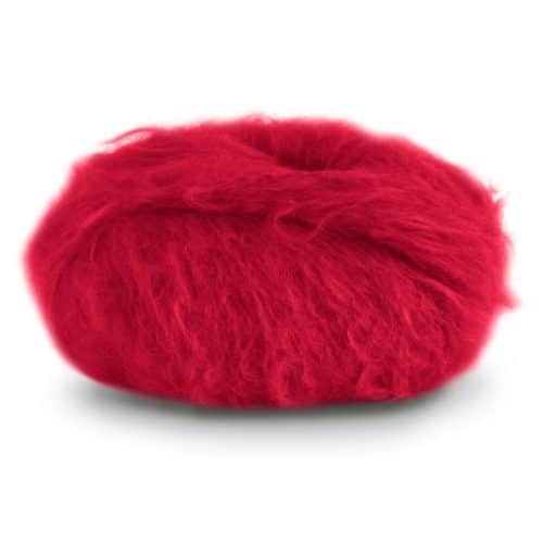 Fnugg in Florence – Chunky luksus i børstet alpakka. Her i fargen 907 red.