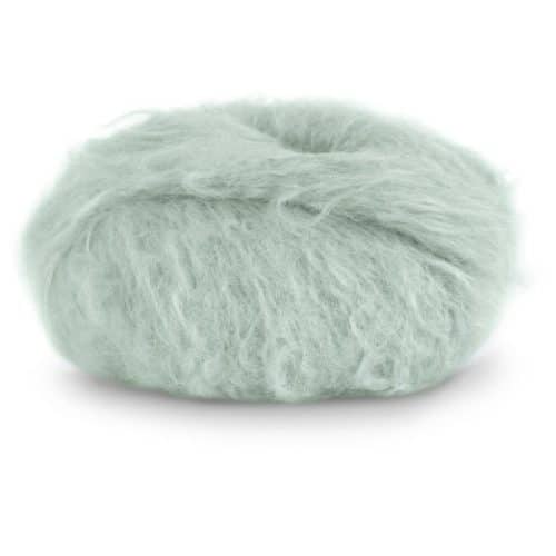 Fnugg in Florence – Chunky luksus i børstet alpakka. Her i fargen 913 jade green.