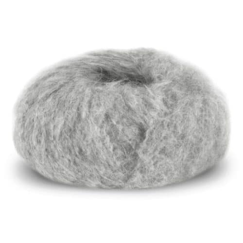 Fnugg in Florence – Chunky luksus i børstet alpakka. 932 grey melange.