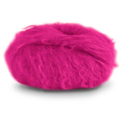 Fnugg in Florence – Chunky luksus i børstet alpakka. Her i fargen 942 pink.