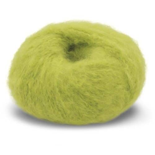 Fnugg in Florence – Chunky luksus i børstet alpakka. Her i fagen 952 matcha green.