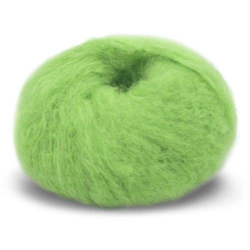 Fnugg in Florence – Chunky luksus i børstet alpakka. Her i fargen 961 apple mint.