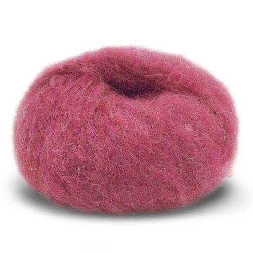 Fnugg in Florence – Chunky luksus i børstet alpakka. Her i fargen 966 plum.