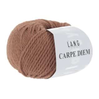 Fargeprøve av Lang Yarns Carpe Diem, farge 015 Nougat.