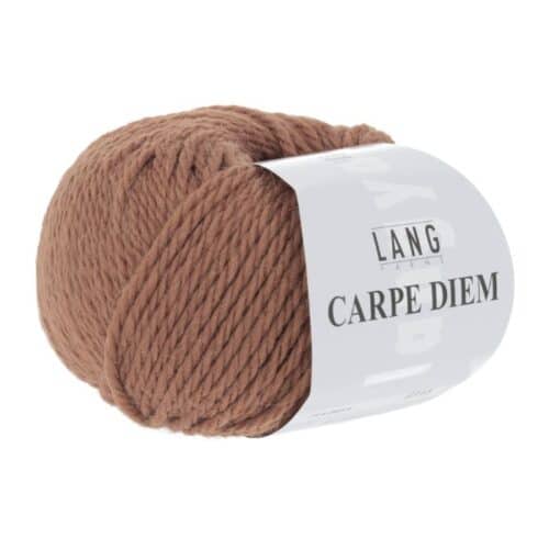 Fargeprøve av Lang Yarns Carpe Diem, farge 015 Nougat.