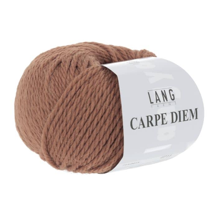 Fargeprøve av Lang Yarns Carpe Diem, farge 015 Nougat.